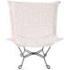 Syros Natural Outdoor Puff Scroll Chair