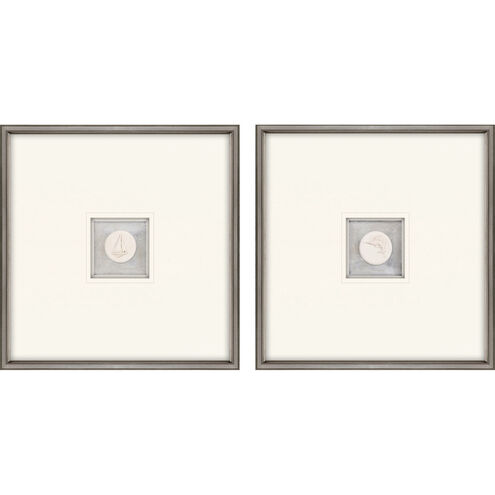 Animals Collection White Framed Art