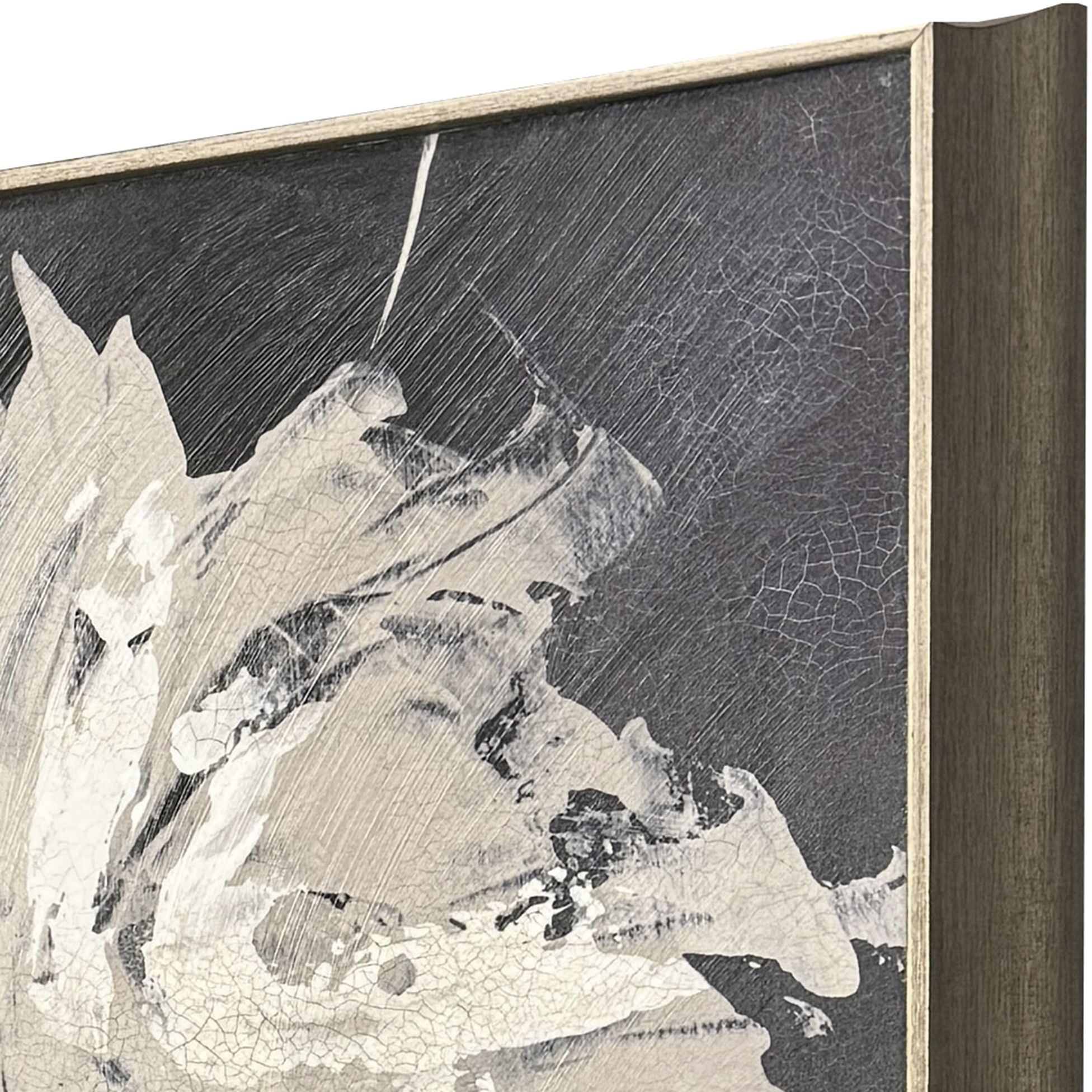 Neutral Flora 25 X 25 inch Non-Glass Framed Art, Propac