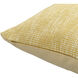 Margay 20 X 20 inch Mustard/White Accent Pillow