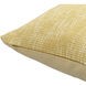Margay 22 X 22 inch Mustard/White Accent Pillow