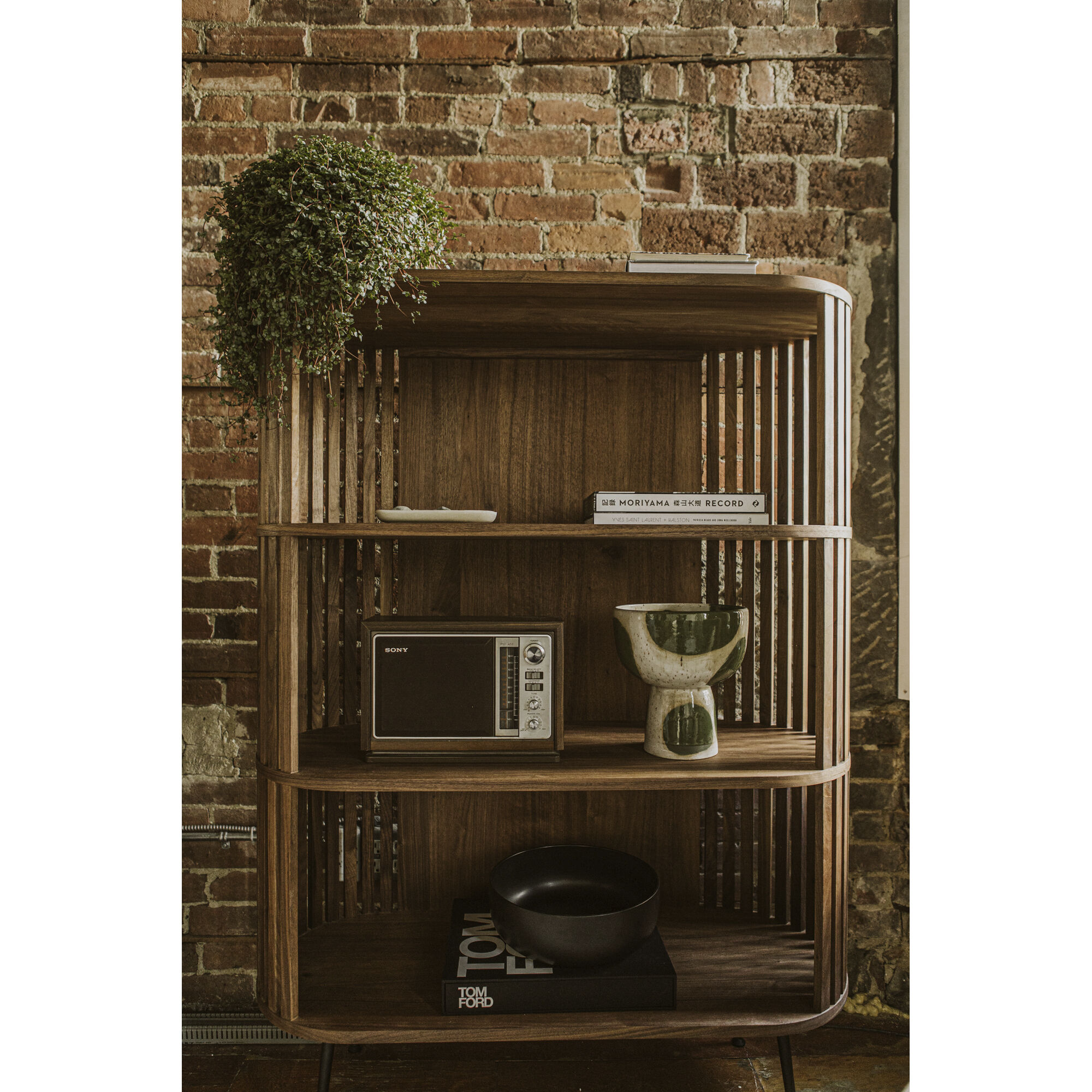 Henrich Brown Bookshelf in Natural