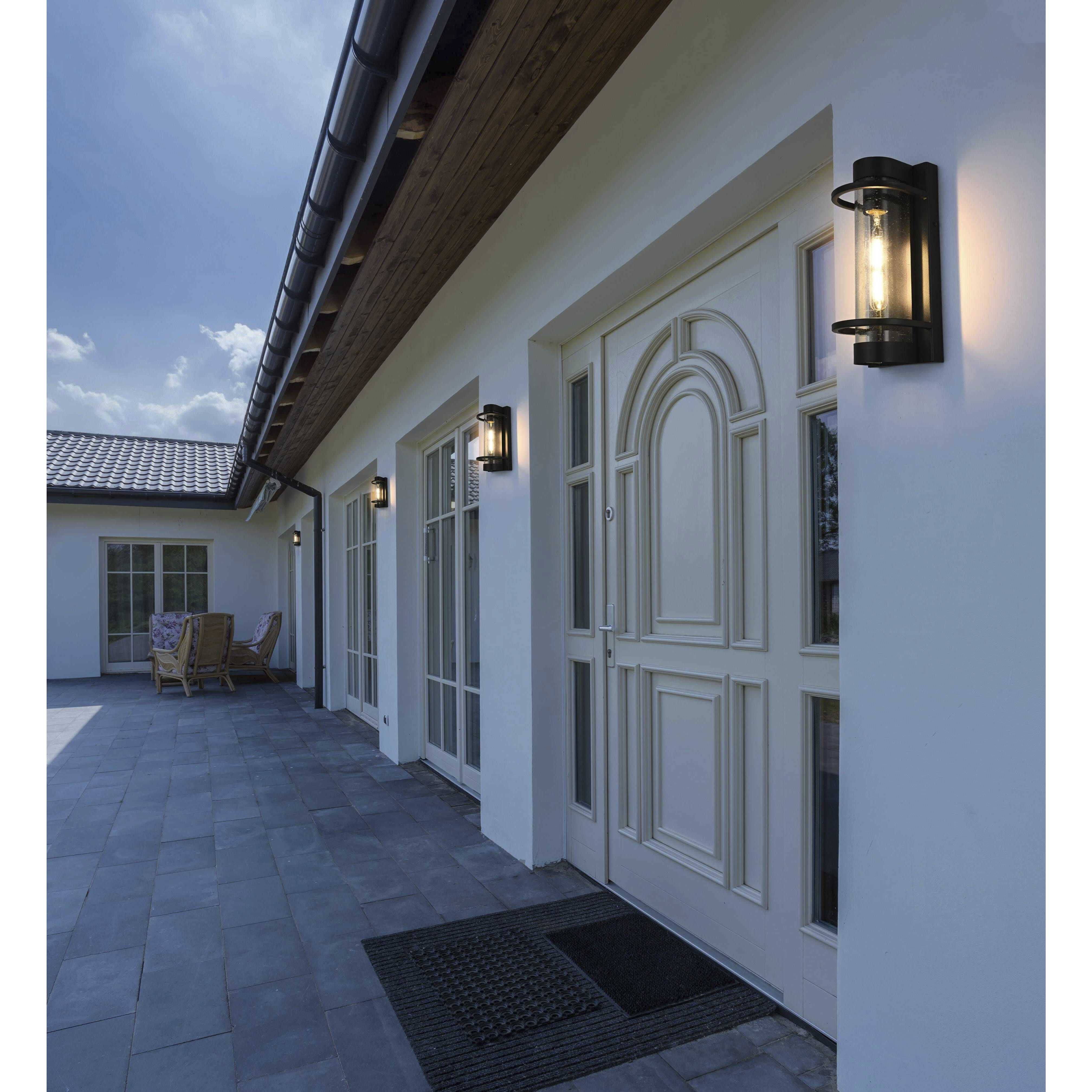 Parrish 1 Light 12.5 inch Black Outdoor Wall Sconce