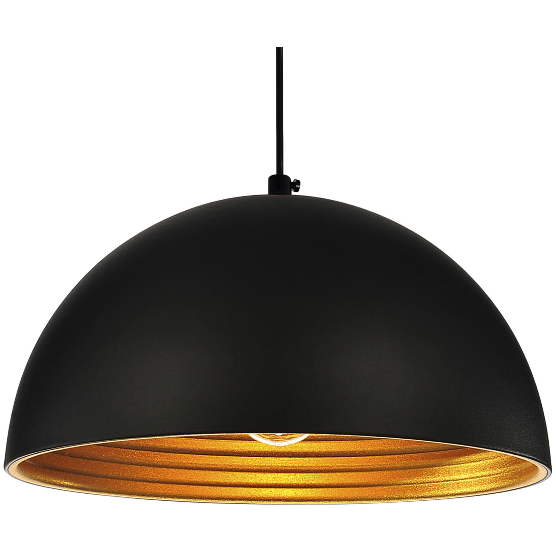 Modest 1 Light 12 inch Black Down Mini Pendant Ceiling Light
