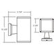 Ontario 2 Light 10 inch Grey Outdoor Wall Mount