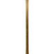 Lillian 64 inch 150.00 watt Gold Leaf Floor Lamp Portable Light