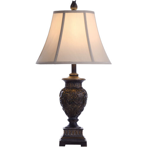 Signature 29 inch 100.00 watt Brown and Gold Table Lamp Portable Light