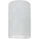 Ambiance LED 5.75 inch Gloss White Wall Sconce Wall Light in 1000 Lm LED, Gloss White/Gloss White