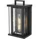 Sedgley 1 Light 12 inch Black Outdoor Wall Sconce