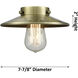 Caden 1 Light 8 inch Satin Nickel Sconce Wall Light in Matte Black
