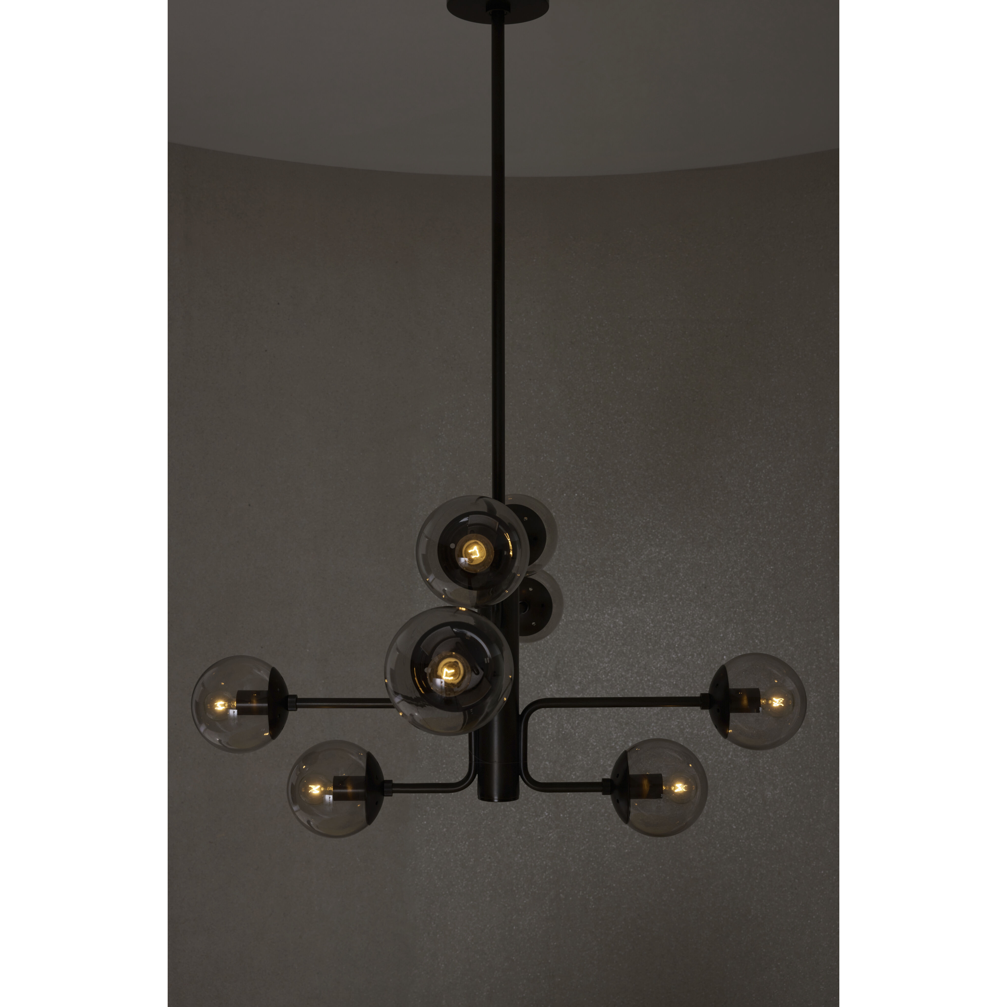 Zeki 6 Light 29 inch Antique Brass Chandelier Ceiling Light