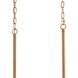 Anastasia 8 Light 47.25 inch Lacquered Gold Linear Chandelier Ceiling Light