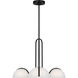 Kelly by Kelly Wearstler Nido 3 Light 26 inch Midnight Black Chandelier Ceiling Light
