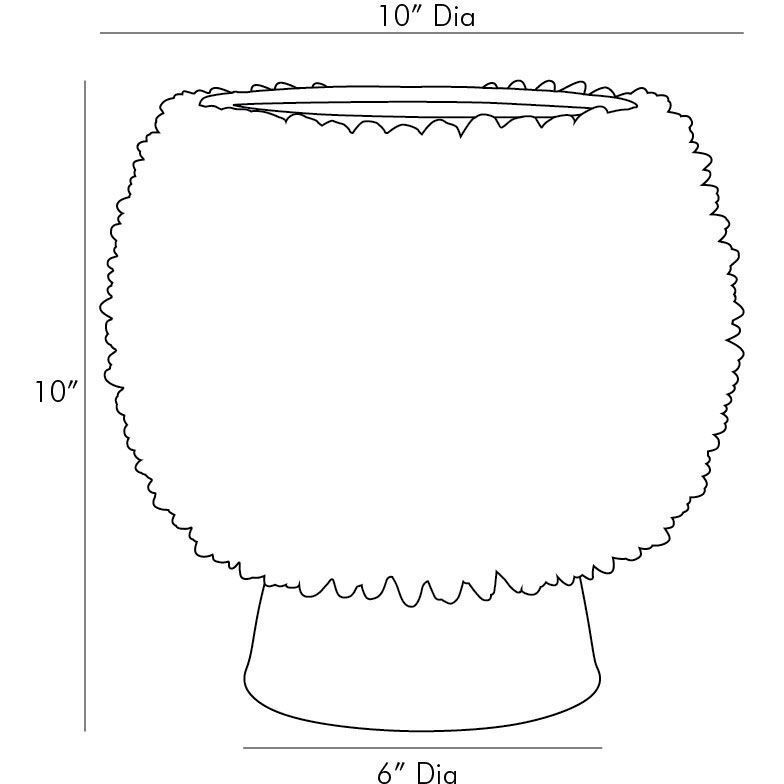 Daria 10 X 10 inch Vase