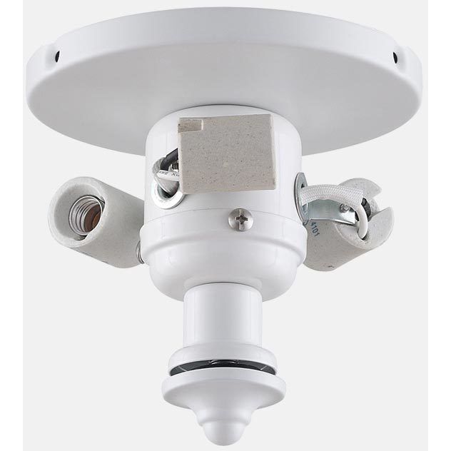 myFanimation 3 Light Incandescent Matte White Fan Light Kit