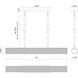 Alora Mood Maris Linear Pendant Ceiling Light in Matte Black