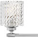 Elle 4 Light 32 inch Chrome Vanity Light Wall Light