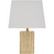 Taboye 19.25 inch 100 watt Natural Accent Table Lamp Portable Light