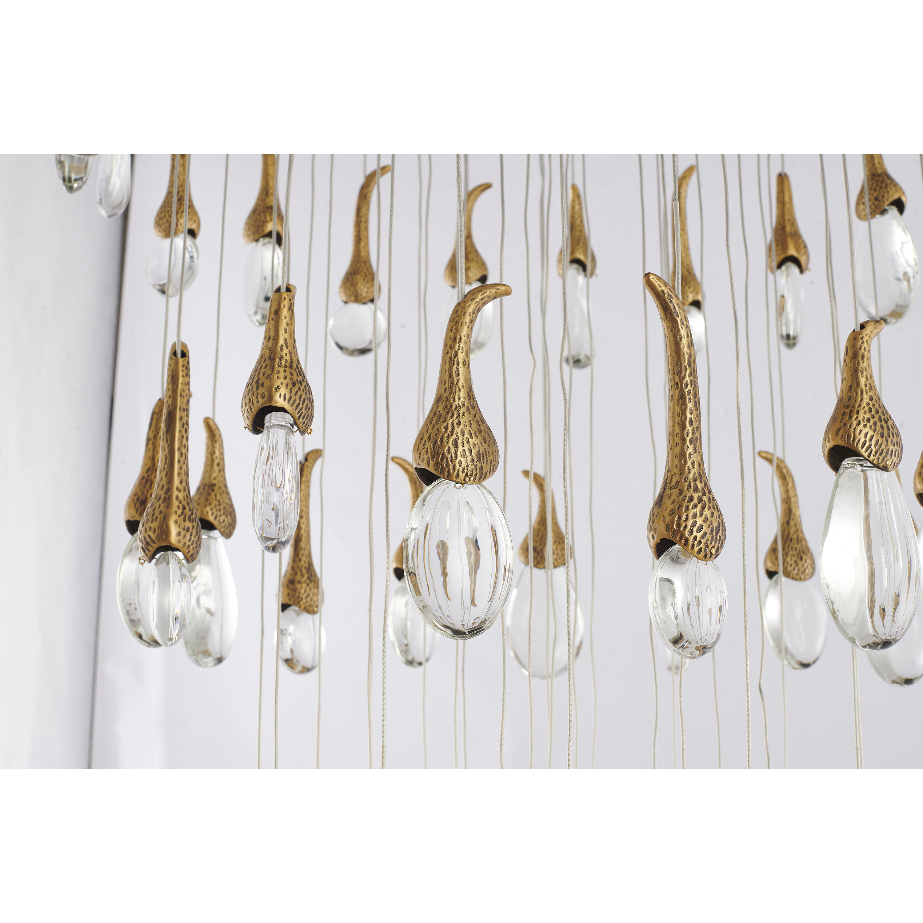 Canada LED 28 inch Antique Brass Chandelier Ceiling Light