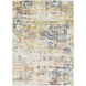New Mexico 87 X 63 inch Wheat/Brick/Dark Green/White/Cream/Pale Blue Rugs in 5 x 8, Rectangle
