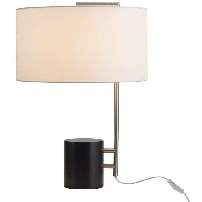 Palos Verdes 24 inch 100.00 watt Brushed Nickel and Espresso Table Lamp Portable Light