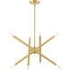 Soho 8 Light 20 inch Satin Brass Chandelier Ceiling Light