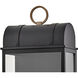 Heritage Campbell Outdoor Wall Mount in Black with Burnished Bronze