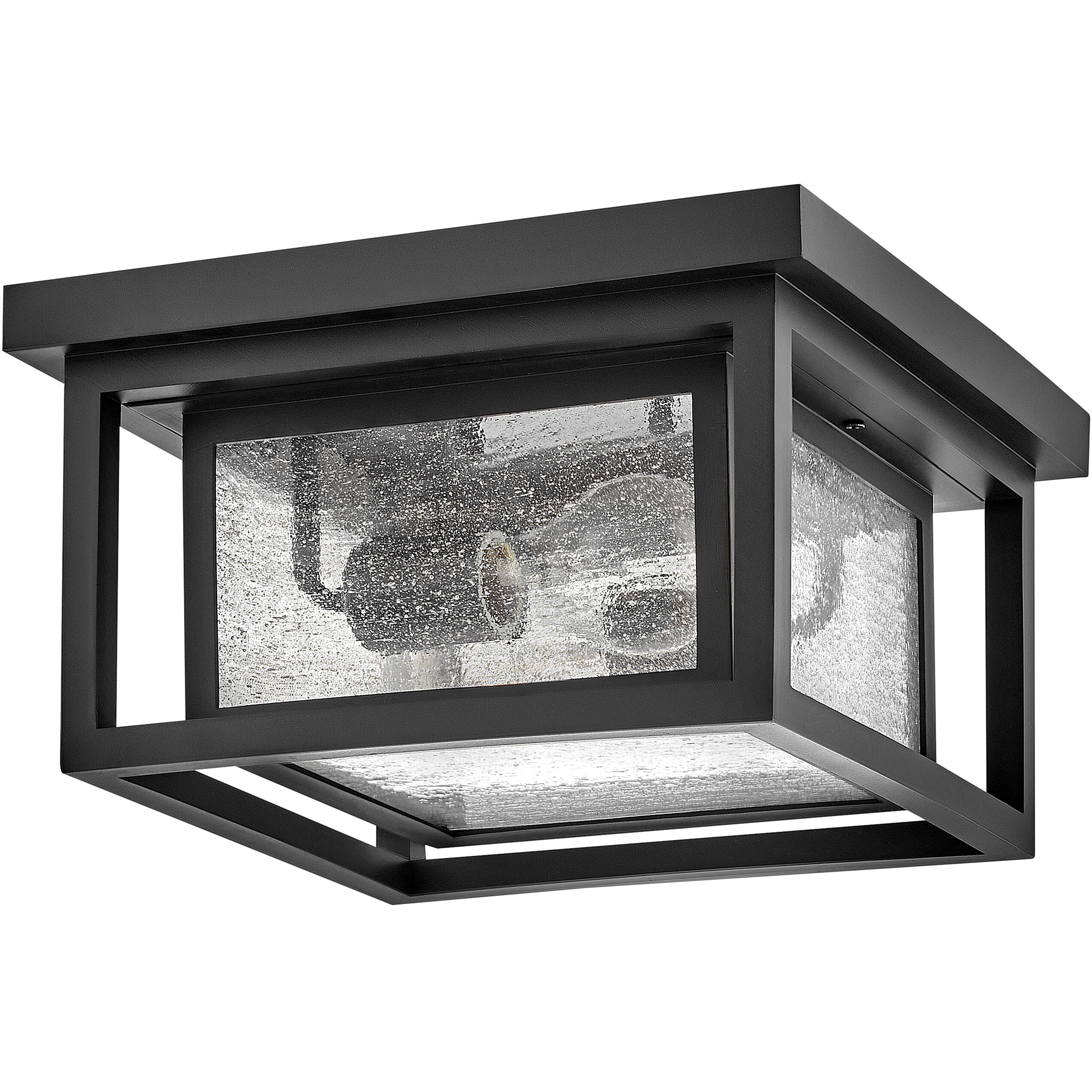 Coastal Elements Republic 11 inch Black Outdoor Flush Mount, Estate Series