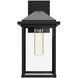 Alora Mood Larchmont 1 Light 12.5 inch Textured Black Outdoor Wall Light