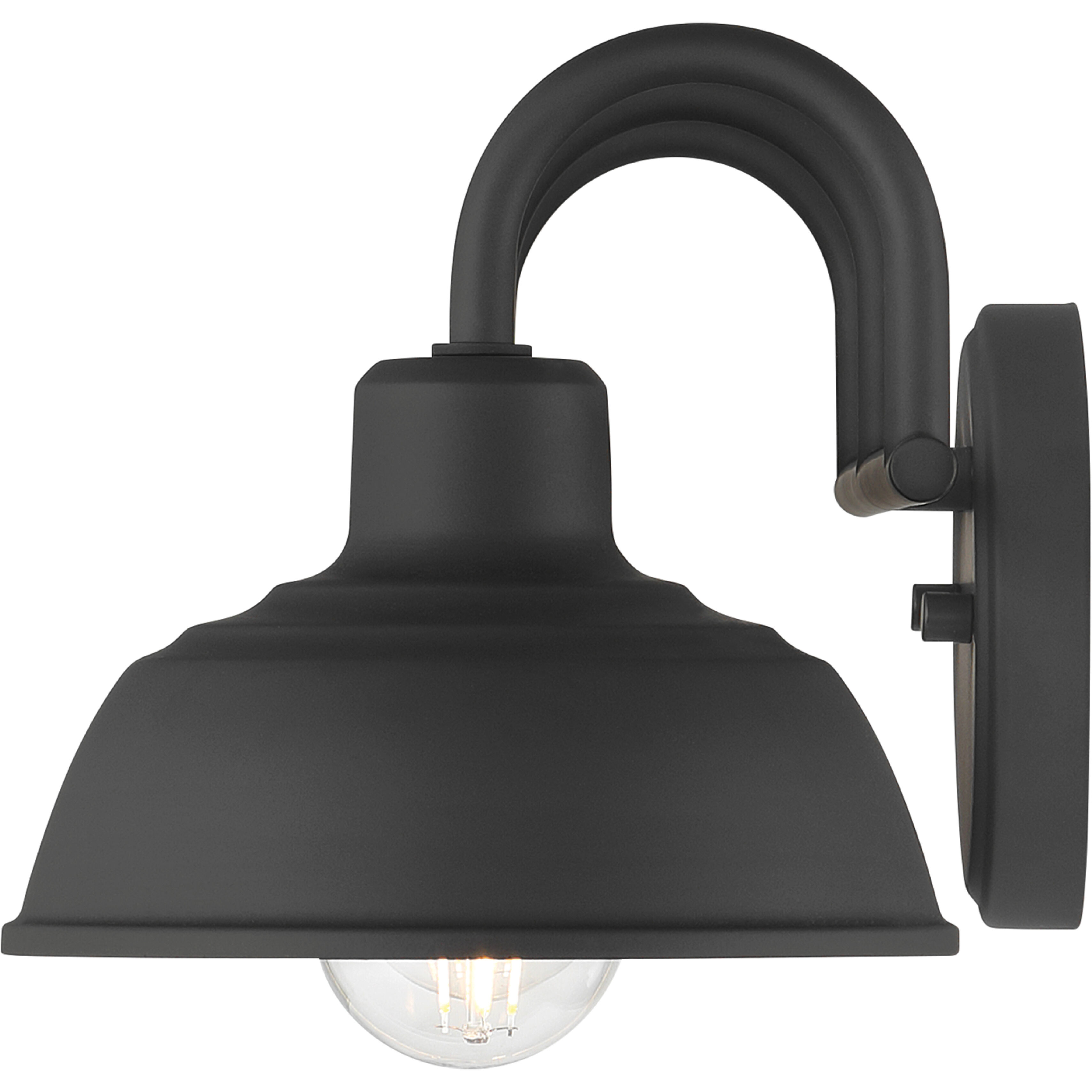 Mill Valley 3 Light 22.75 inch Matte Black Bath Vanity Wall Light, Medium