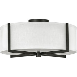 Galerie Axis LED 20 inch Black Indoor Semi-Flush Mount Ceiling Light