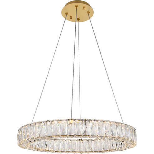 Monroe 24 inch Gold Chandelier Ceiling Light