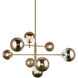 Averley 8 Light 32.25 inch Aged Gold Brass Chandelier Ceiling Light