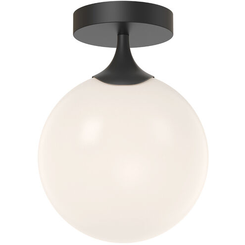 Alora Mood Nouveau 1 Light 7.88 inch Matte Black Flush Mount Ceiling Light