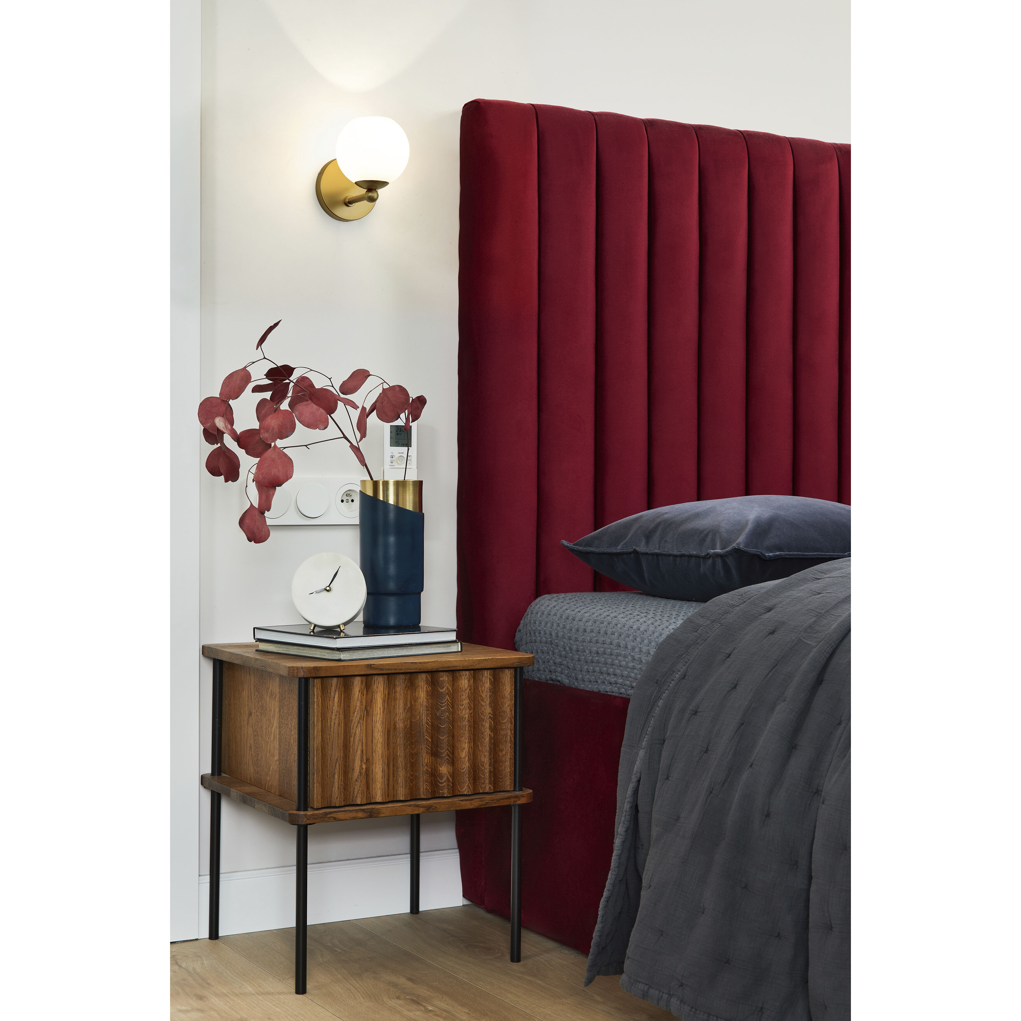 Neoma 1 Light 5.25 inch Modern Gold Wall Sconce Wall Light