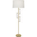 Alston 61.38 inch 150.00 watt Modern Brass Floor Lamp Portable Light