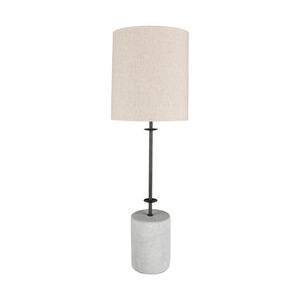 Abilene 34.25 inch 100 watt Taupe Table Lamp Portable Light