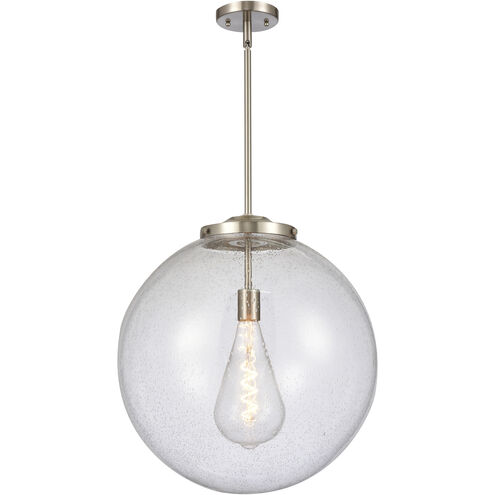 Franklin Restoration Beacon 1 Light 18 inch Brushed Satin Nickel Pendant Ceiling Light in Incandescent, Seedy