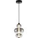 Astra LED 9 inch Black Pendant Ceiling Light