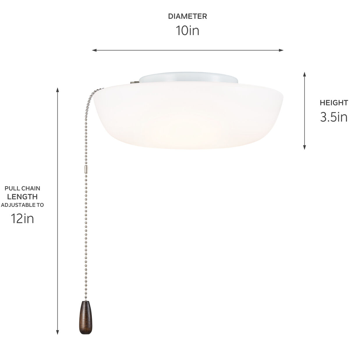 Soft Modern LED White Fan Light Kits
