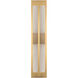 Briana Wall Sconce Wall Light in Brushed Brass