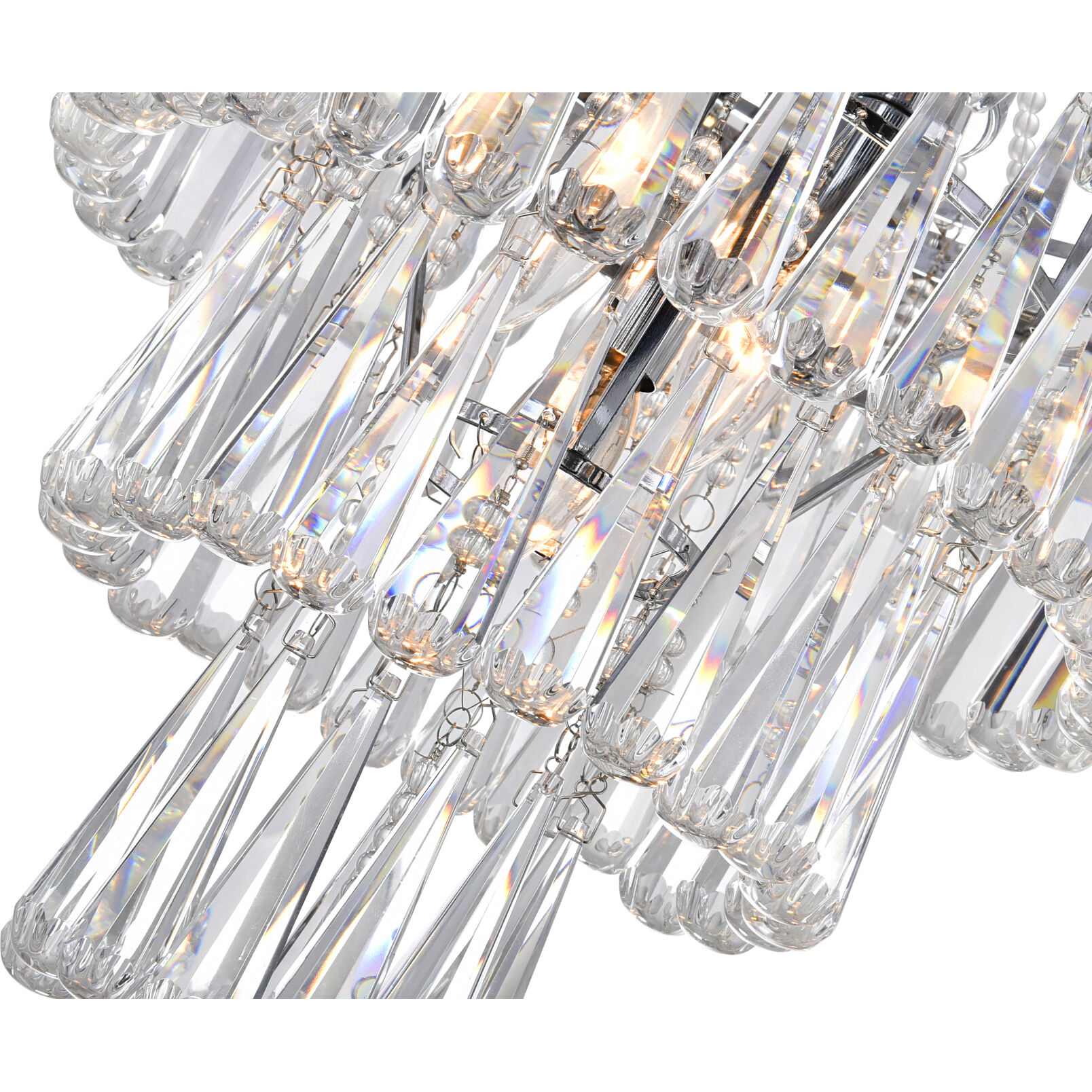 Vast 6 Light 16 inch Chrome Chandelier Ceiling Light