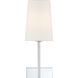 Lena Bath Sconce Wall Light in Chrome