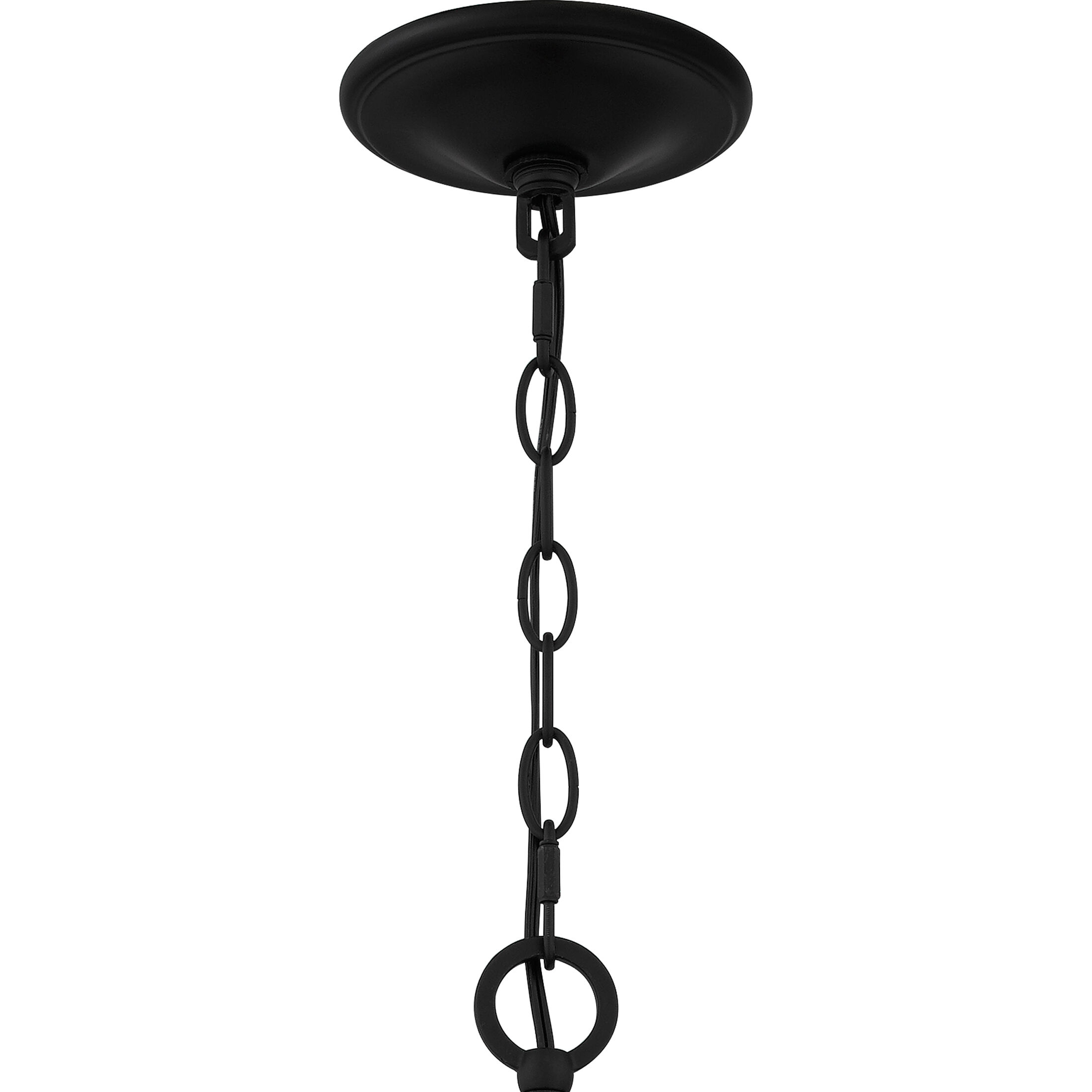 Althea 5 Light 26 inch Matte Black Chandelier Ceiling Light