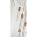 Canada 25 Light 28 inch Gold Chandelier Ceiling Light