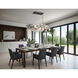 Fusion 10 Light 52.5 inch Ink Pendant Ceiling Light