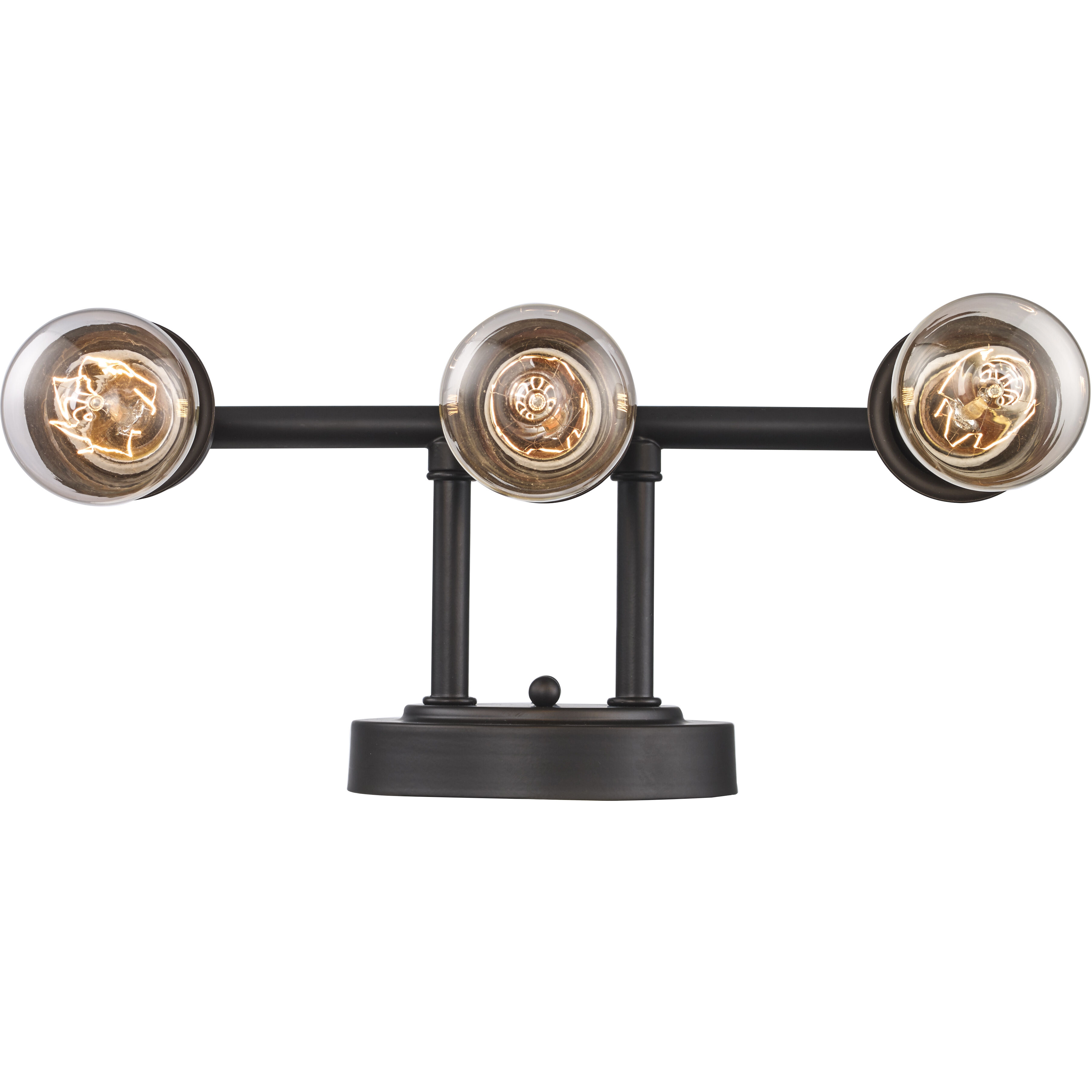 Underwood 3 Light 12 inch Rubbed Oil Bronze Vanity Bar Wall Light