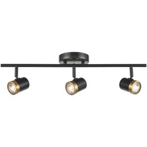 Oeil De Base 3 Light Ebony and Multiple Finishes Track Lighting Ceiling Light