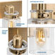 Calhoun 2 Light 13 inch Vintage Brass Bath Vanity Wall Light