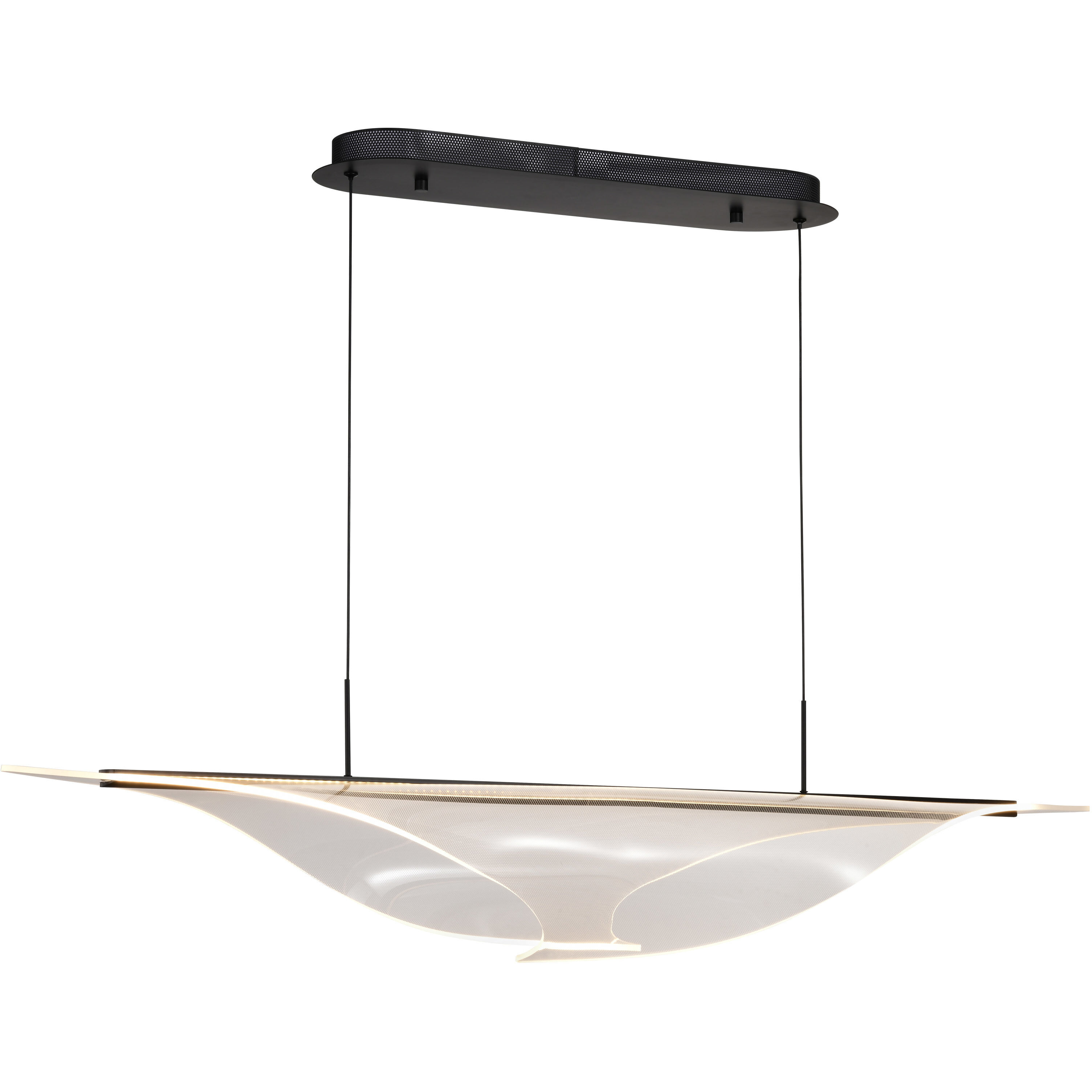Geneva LED 11.75 inch Matte Black Pendant Ceiling Light